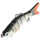 3D Eyed 6-Segment Lifelike Bait With 2 Hooks