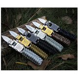 7 Core Parachute Survival Rope Bracelet With Knife