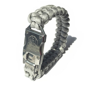 7 Core Parachute Survival Rope Bracelet With Knife