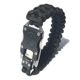 7 Core Parachute Survival Rope Bracelet With Knife